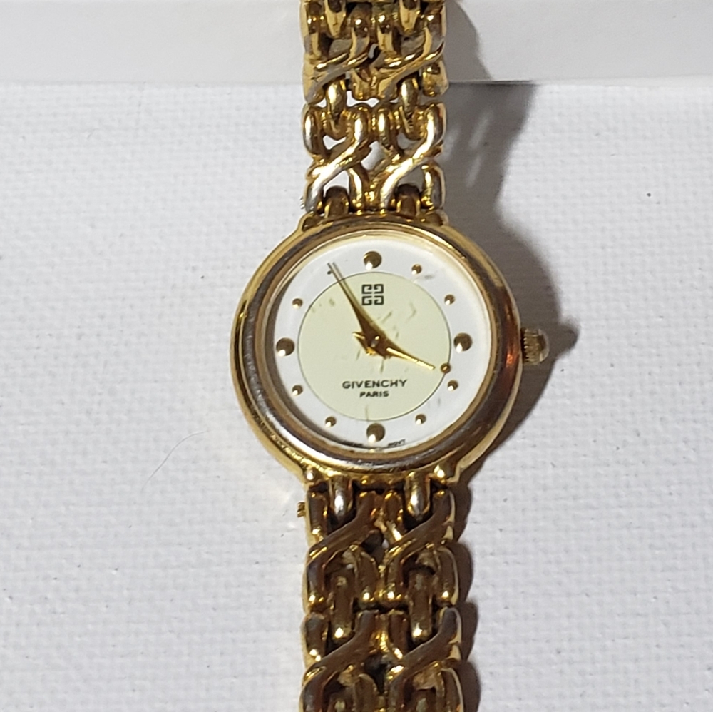 Vintage Givenchy gold tone watch